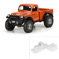 Pro-Line 1946 Dodge Power Wagon Clear RC Car Body 12.3in WB Crawler