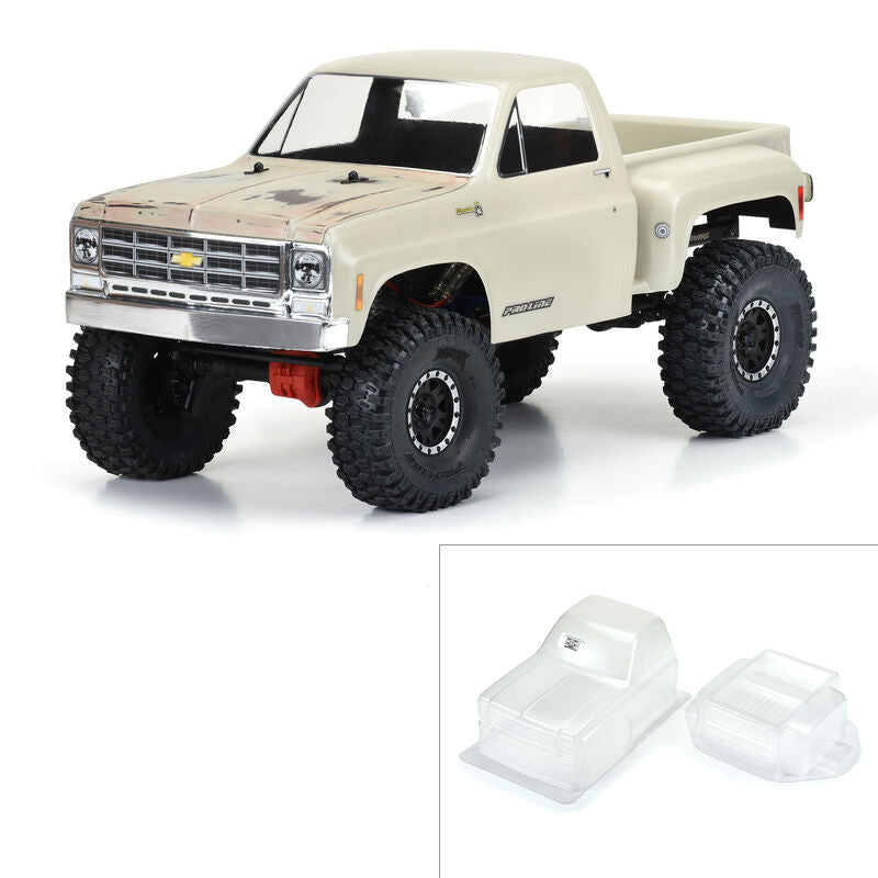 Pro-Line 1978 Chevy K-10 for 12.3in WB Scale Crawlers RC Car Body