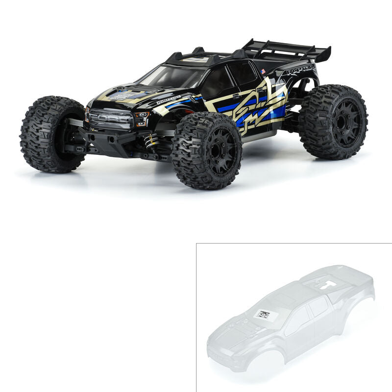 Pro-Line Pre-Cut 2017 Ford F-150 Raptor Clear RC Car Body for Rustler 4x4