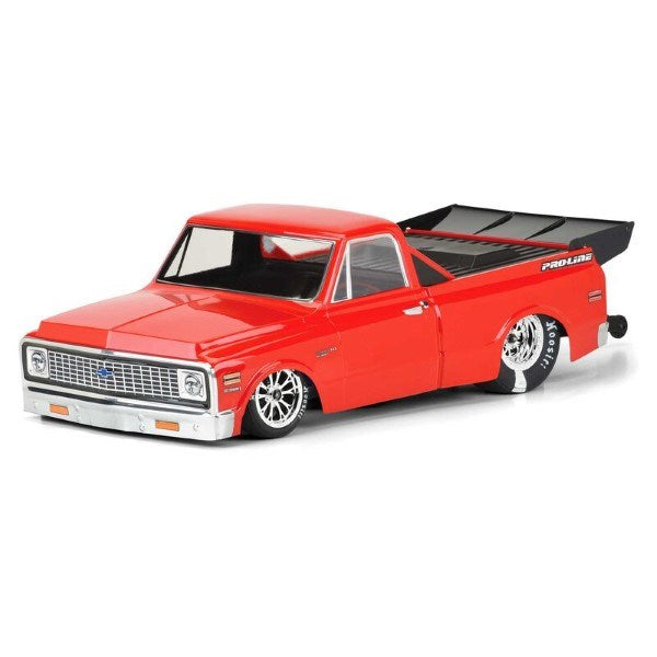 Pro-Line PRO355700 Clear Body 1972 Chevy C-10: Slash 2WD Drag Car AE DR10 - Hobby City NZ