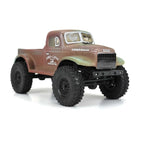 Pro-Line 1946 Dodge Power Wagon Clear RC Car Body SCX24 JLU (3)