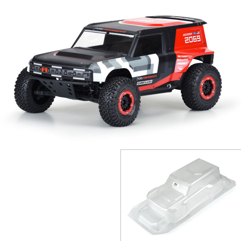 Pro-Line Ford Bronco R Clear RC Car Body 1/10 Scale