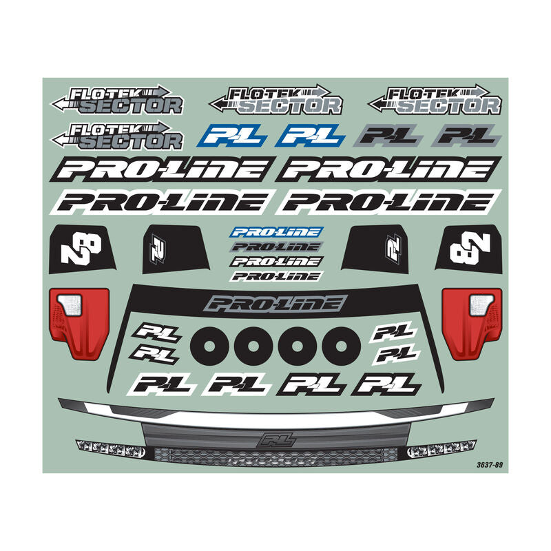 Pro-Line Pre-Cut Flo-Tek Sector Clear Short Course RC Car Body (3)