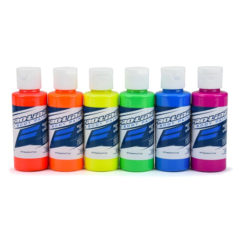 Pro-Line RC Body Paint Fluorescent Color (6 Pack)