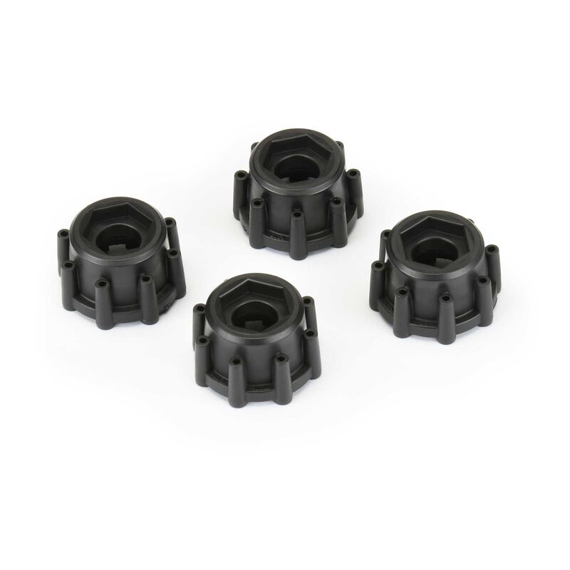 Pro-Line PRO634500 8x32 to 17mm Hex Adapters for 8x32 3.8" Wheels (8820333215981)