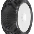 Pro-Line HoleShot VTR 4.0in S3 Mounted White Wheels F/R RC Wheel & Tyre Set 1/8 Scale