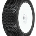 Pro-Line Blockade S3 Buggy MTD V2 White F/R 1/8 Scale RC Wheel & Tyre Set