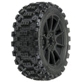 Pro-Line PRO906721 Badlands MX M2 1/8 MTD Mach 10 Black Wheels F/R (8820335050989)