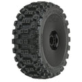 Pro-Line Badlands MX M2 Mounted Black Wheels F/R RC Wheel & Tyre Set 1/8 Scale