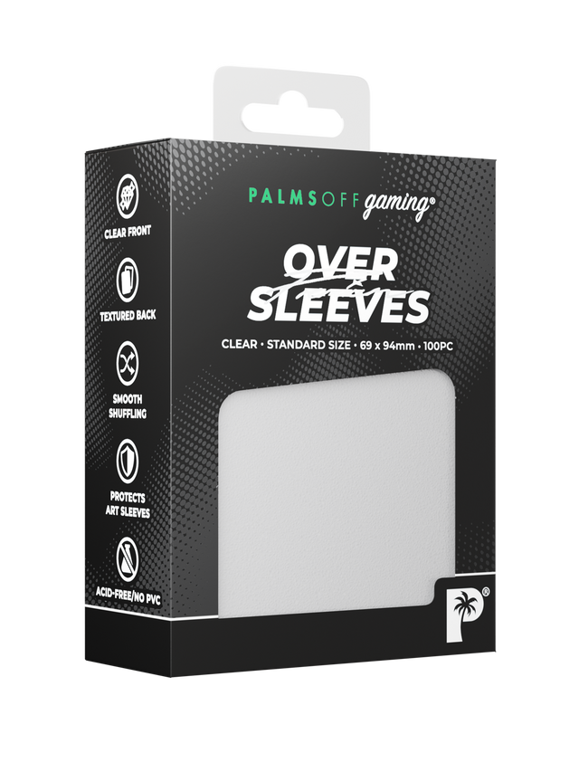 Palms Off PROS-ST-CLR Premium Oversleeves (100pc) â€“ Standard Size (9250508407021)