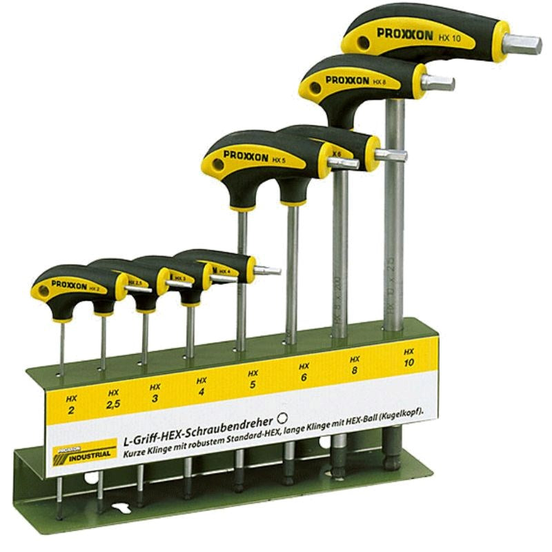 Proxxon Tools L-HANDLE Screwdriver Set - HEX