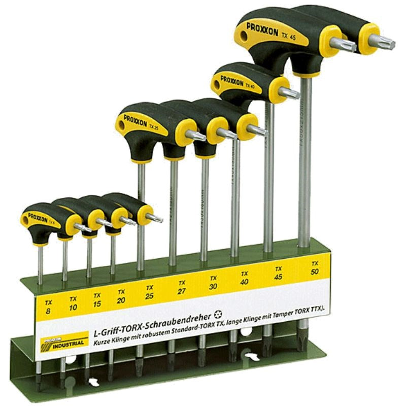 Proxxon Tools L-HANDLE SCREWDRIVER SET - TORX