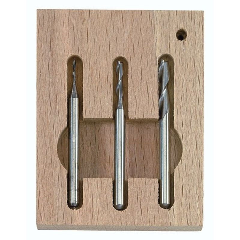 Proxxon Tools MILLING CUTTERS - 3 PCE SET