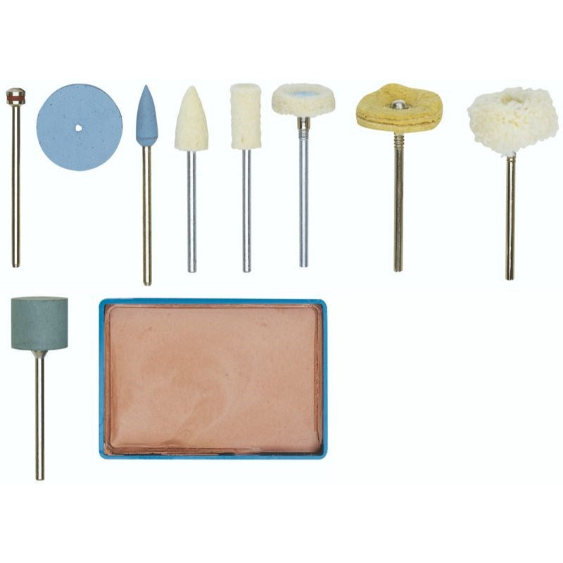 Proxxon Tools POLISHING BITS - 10 PCE SET