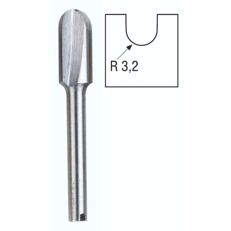 Proxxon Tools '6.4mm Rounded' ROUTER BIT