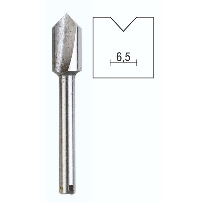 Proxxon Tools '6.5mm V Cutter' ROUTER BIT