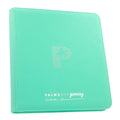 Palms Off Collectors Series 12 Pocket Zip BinderTURQUOISE
