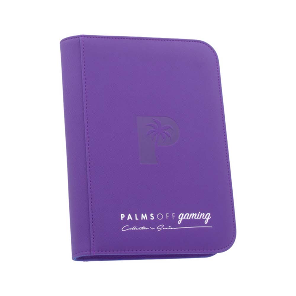 Palms Off Collectors Series 4 Pocket Zip Binder PURPLE