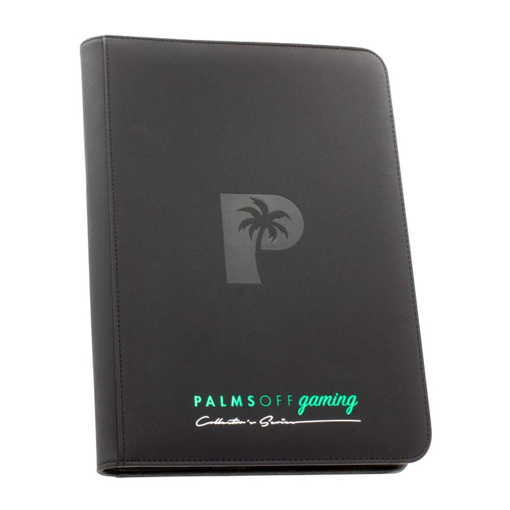 Palms Off Collectors Series 9 Pocket Zip Binder BLACK
