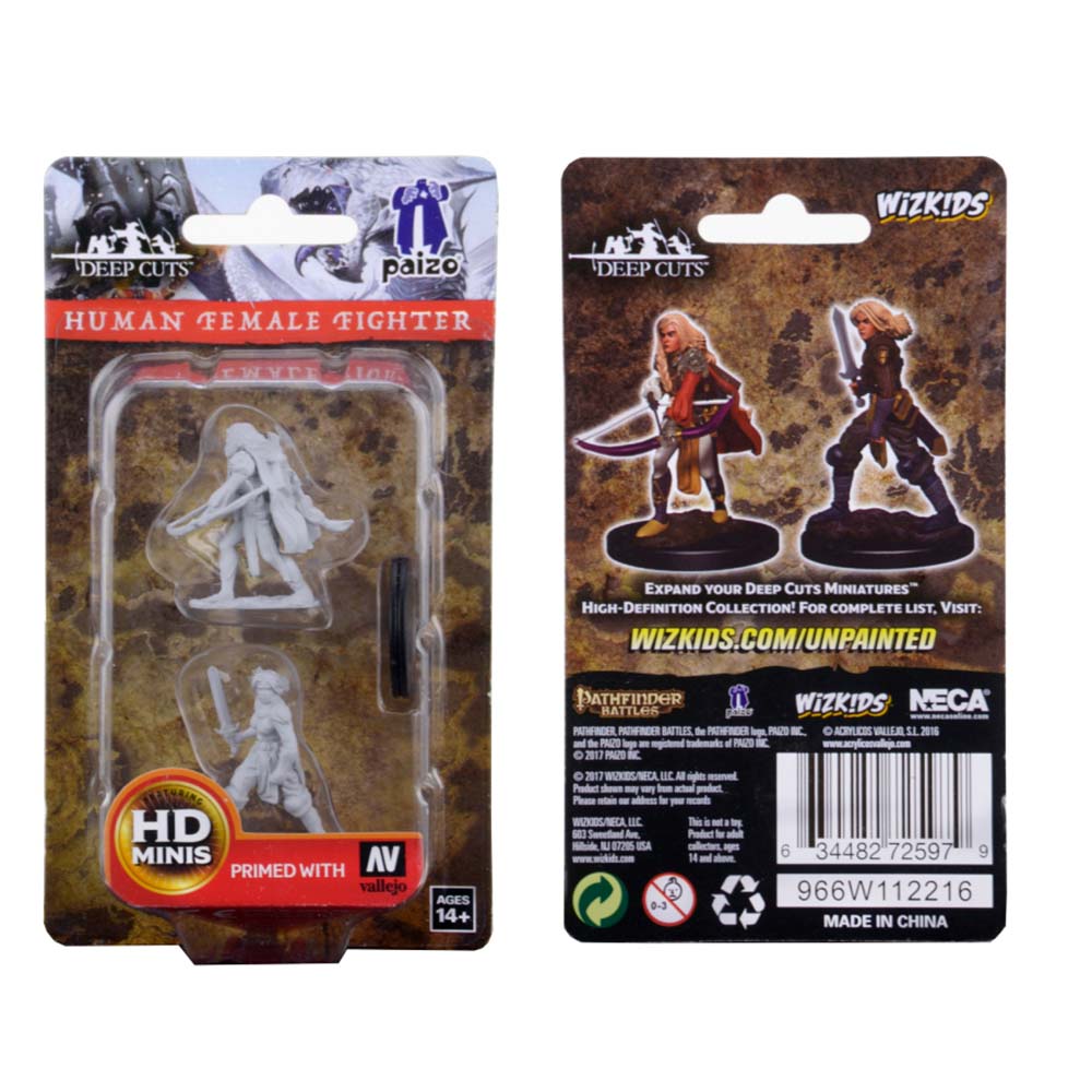 WizKids 72597 Pathfinder Deep Cuts Minis:Human Female (9003776704749)