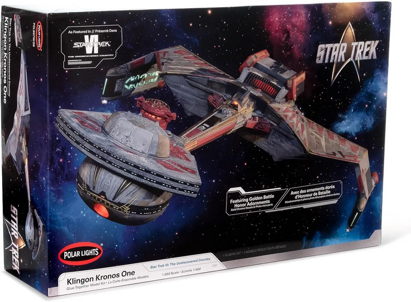 Polar Lights 997 1/350 StarTrek 6 Klingon Kronos