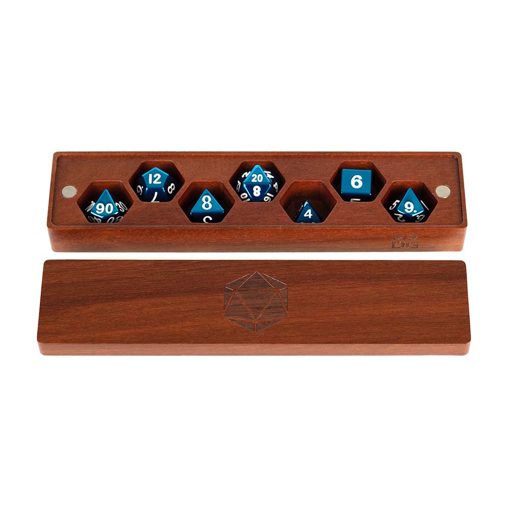 MDG Premium Wood Dice Vault: Purple Heart