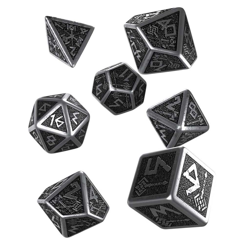 Q Workshop Metal Dwarven Dice Set