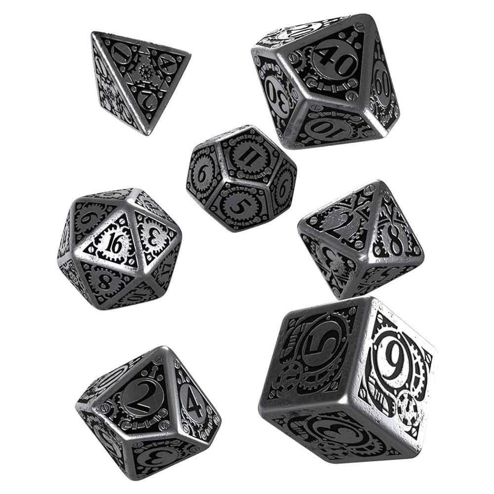 Q Workshop Metal Steampunk Dice Set