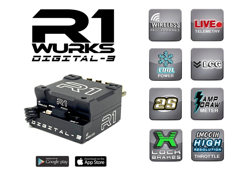 R1 Wurks R1040020 Digital-3 MOD ESC (8499677561069)