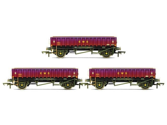 Hornby R60159 MHA Ballast Wagon 3 Pack EWS
