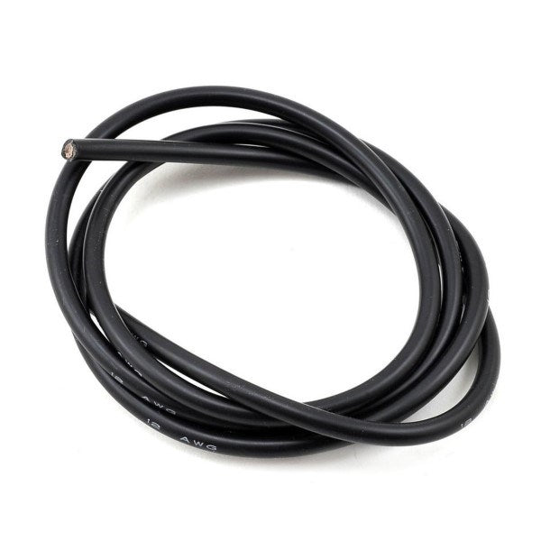 RC Pro BM047 Ultra Flex Silicone Wire 12 AWG - Black (1 Meter) - Hobby City NZ