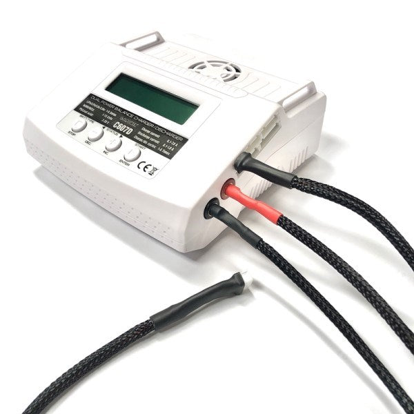 RC Pro 2S LiPo/LiFe Rx 650mm XH to 4mm Bullets Charge Lead (w/600mm Extension) (8324321902829)