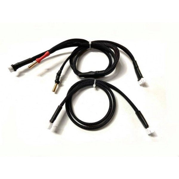 RC Pro 2S LiPo/LiFe Rx 650mm XH to 4mm Bullets Charge Lead (w/600mm Extension) (8324321902829)