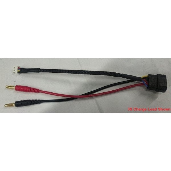 RC Pro BM055 Traxxas iD 3S to XH Balance/4mm Banana Plug Charge Lead (20cm)
