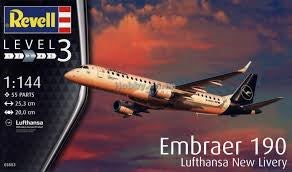 Revell 03883 1/144 EMBRAER 190 LUFTHANSA (8346762772717)