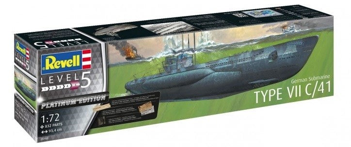 Revell 1/72 GERMAN SUB TYPE VII C
