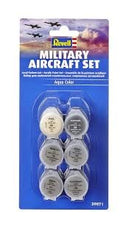 Revell 39071 AQUA COLOR 6 PAINTS MILITARY AIRCRAFT SET (8346771226861)