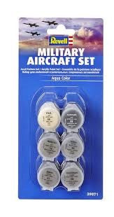 Revell 39071 AQUA COLOR 6 PAINTS MILITARY AIRCRAFT SET (8346771226861)