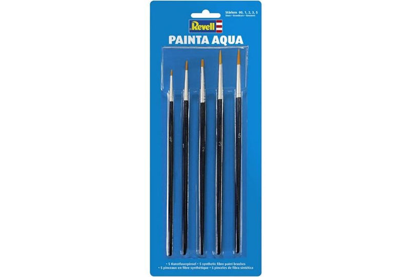 Revell 39624 ACRYLIC PAINT BRUSHES (SIZES 00 12 3 5) - Hobby City NZ