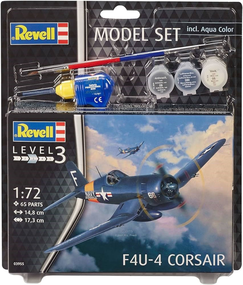 Revell 63955 1/72 F4U-4 CORSAIR W/PAINT&GLUE