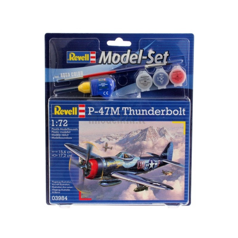 Revell 63984 1/72 P-47M THUNDERBOLT W/PAINT&GLUE (8346764509421)