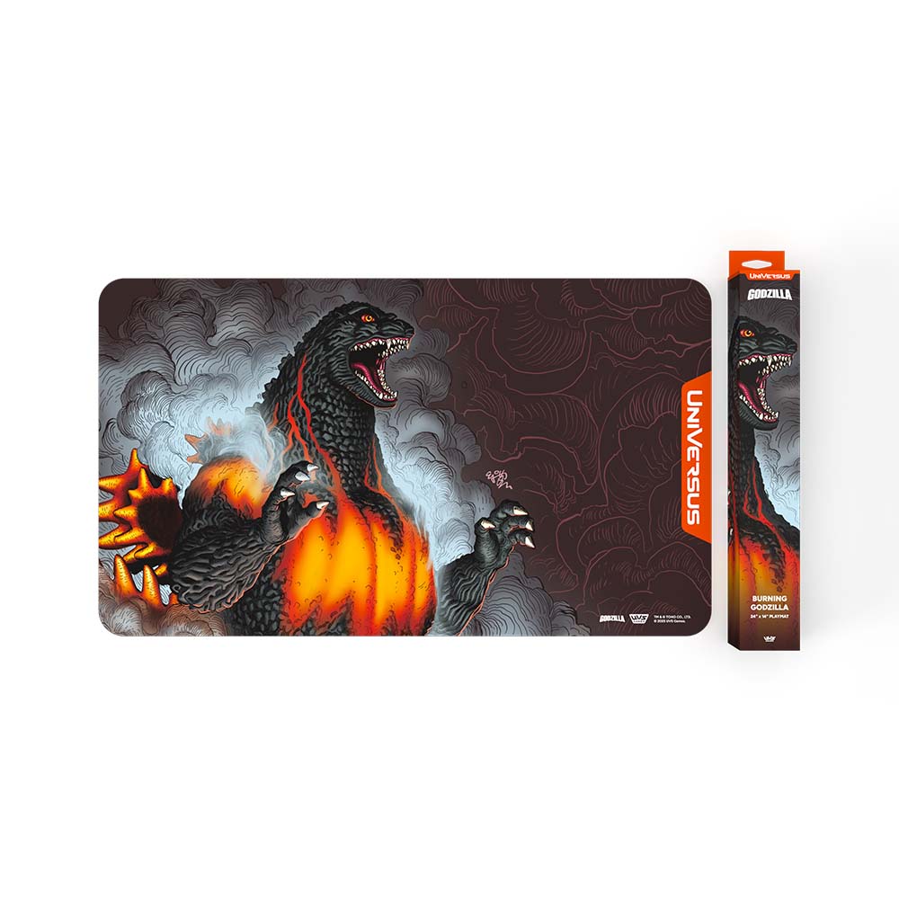UniVersus GDZ03-PM Godzilla: Reign of Kaiju Playmat - Burning Godzilla (9255895138541)