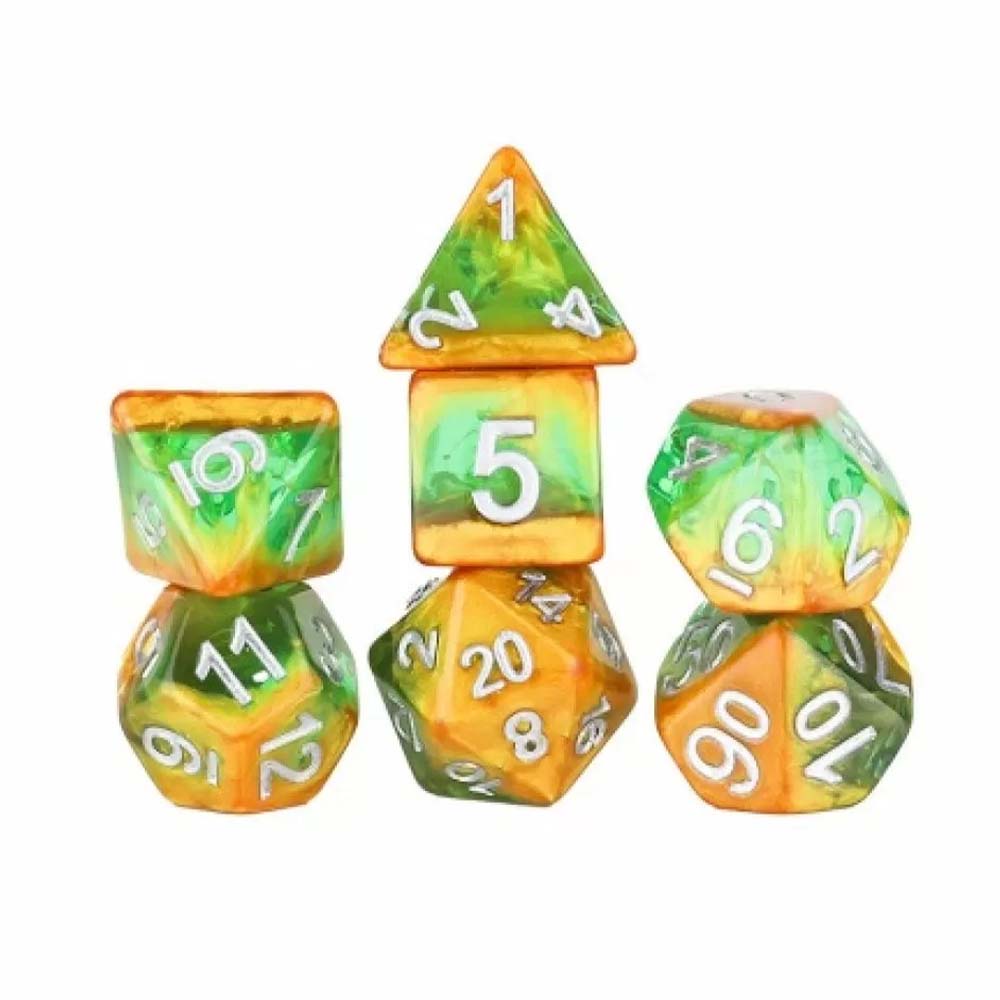 Sirius Rainforest Dice Set 7 - SDZ0009-09