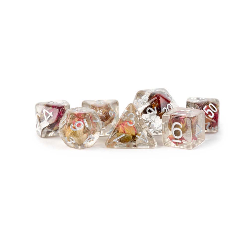 MDG Resin Poly Set: Rose Dice