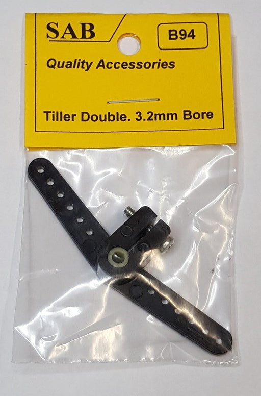 SAB B94 TILLER ARM-DOUBLE 1/8 SHAFT - Hobby City NZ (6660636147761)