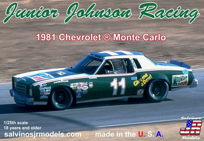 Salvinos JR 1/24 Junior Johnson Racing 1981 Monte Carlo