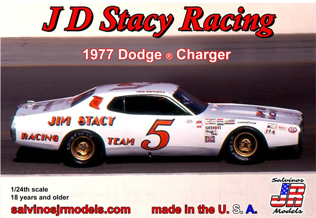 Salvinos JR Salvino JR JSDC1977NBO 1/24 JD Stacy 77 Dodge Charger