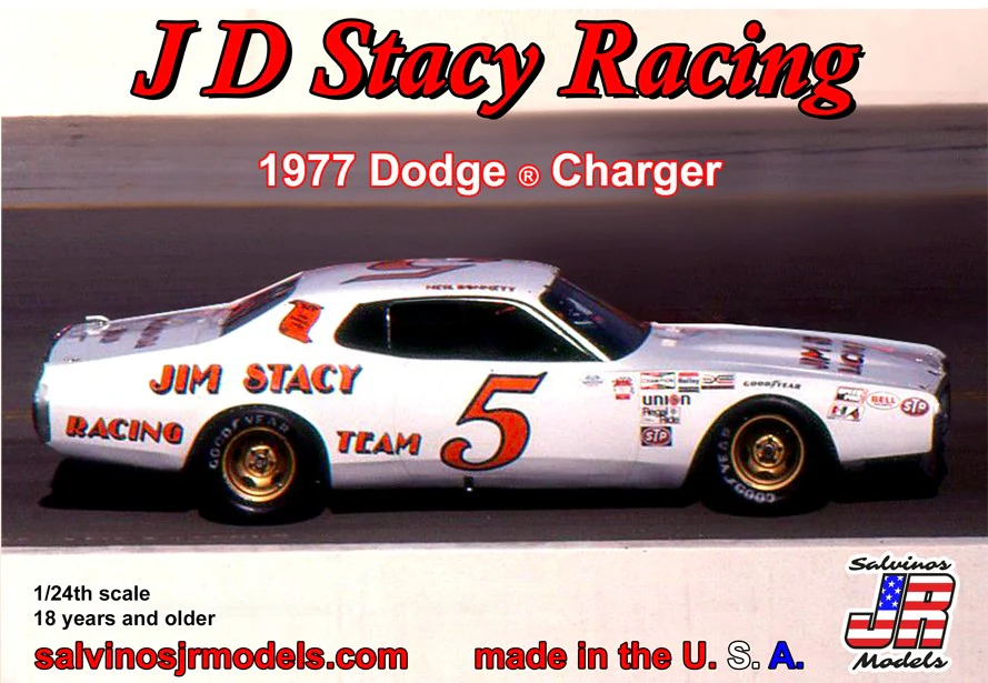 Salvinos JR Salvino JR JSDC1977NBO 1/24 JD Stacy 77 Dodge Charger (2)