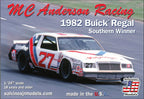 Salvinos JR MCAB1982DA 1/24 1981 Buick Regal - #27 M C Anderson Racing Southern Winner