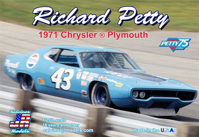 Salvinos JR RPCP1971C 1/24 R Petty 71 Plymouth Pepsi